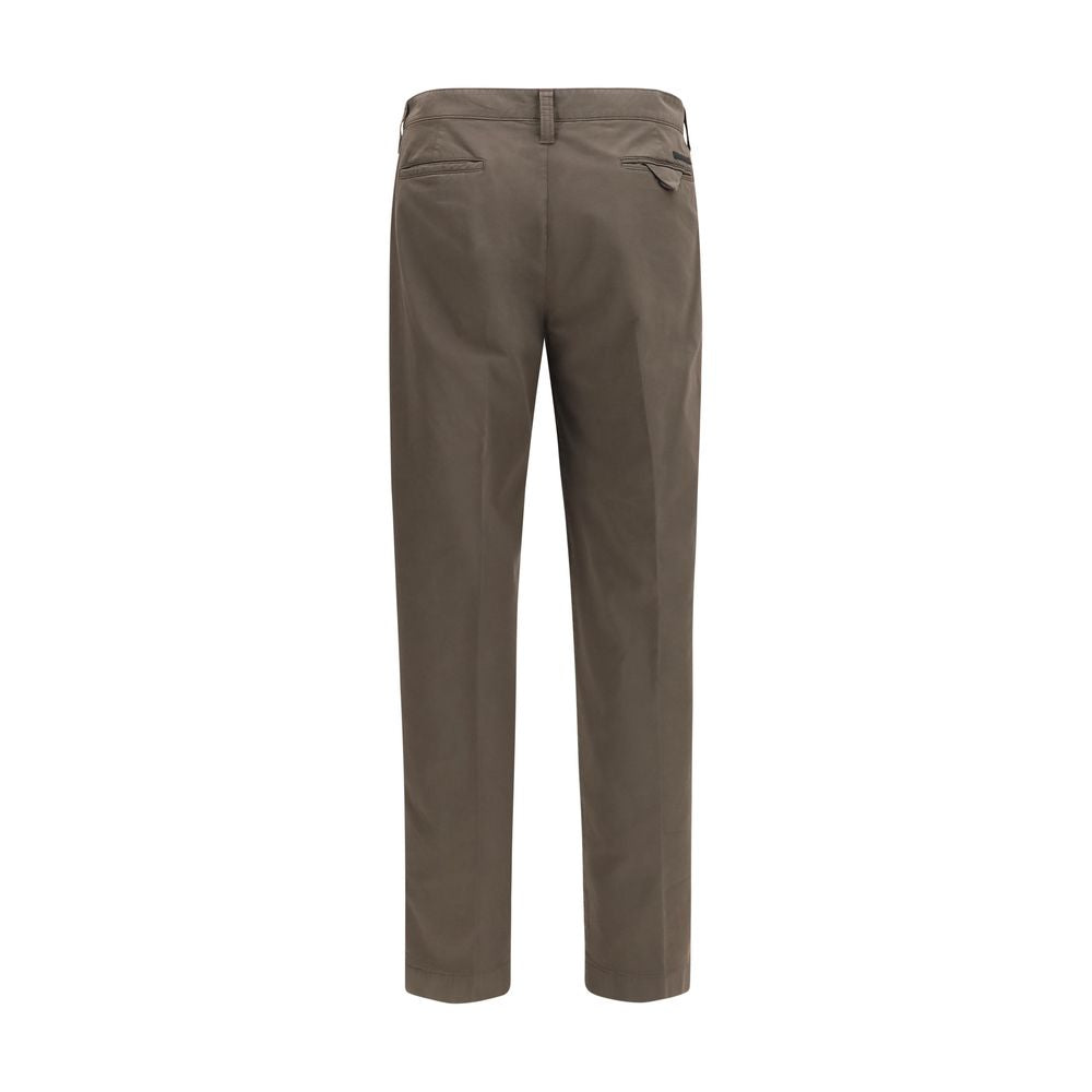 Prada Brown Cotton Cargo Pants