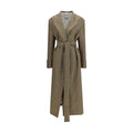 SA SU PHI Beige Wool Oves Aries Coat