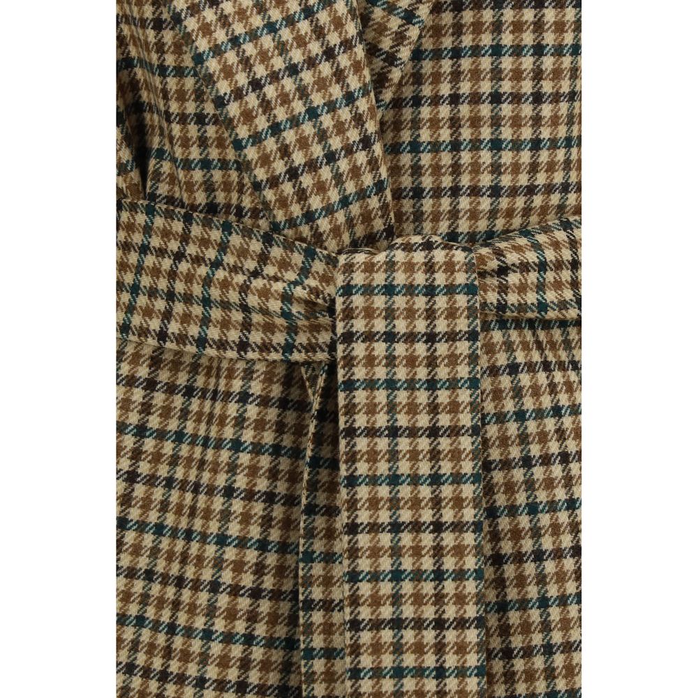 SA SU PHI Beige Wool Oves Aries Coat