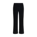 Avenue Montaigne Black Cotton Flared Pants