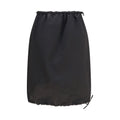 Fendi Black Cotton Mini Skirt