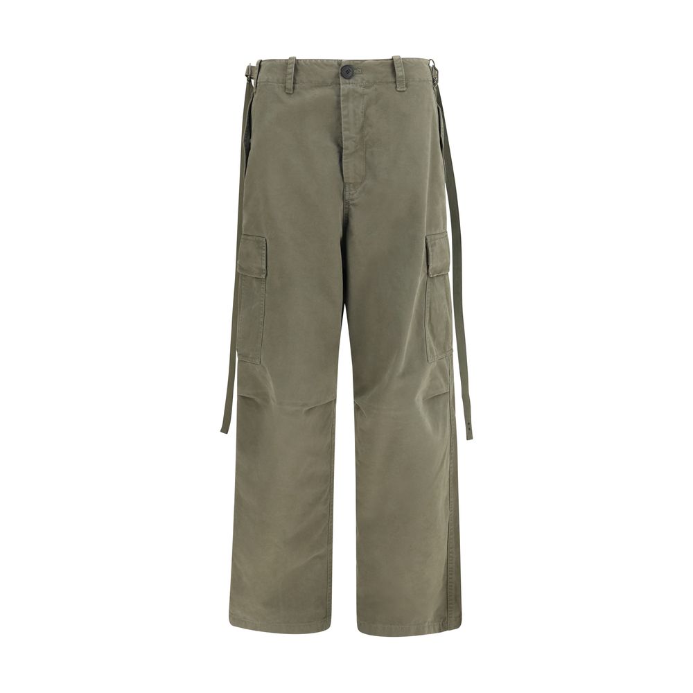 Fendi Bicolor Cotton Cargo Pants