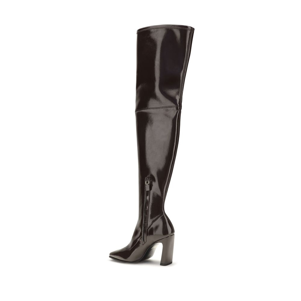 Stuart Weitzman Brown Rayon Over The Knee