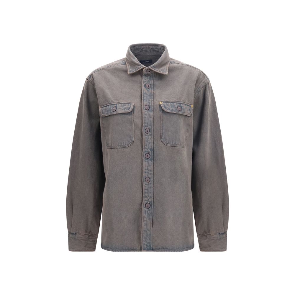Deperlu Gray Denim Shirt
