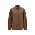 Deperlu Brown Denim Shirt
