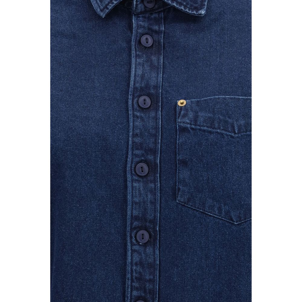 Deperlu Blue Denim Shirt