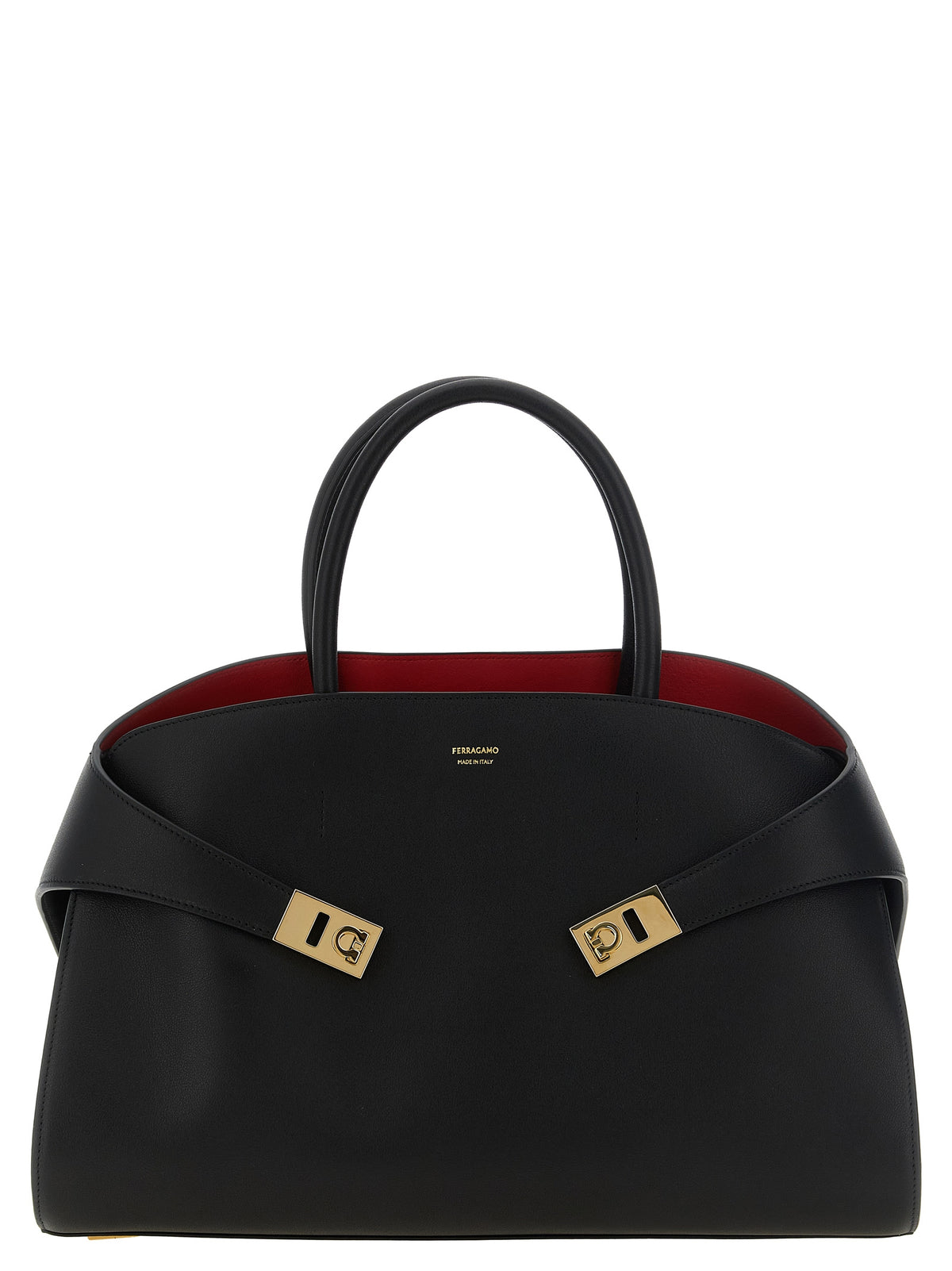 Ferragamo Black Calfskin Handbag