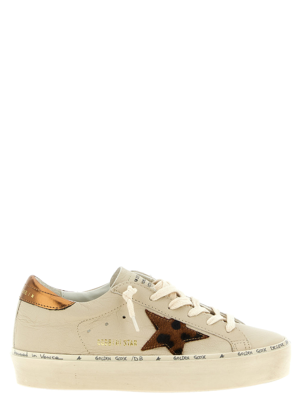 Golden Goose Multicolor Goatskin Platform Sneakers