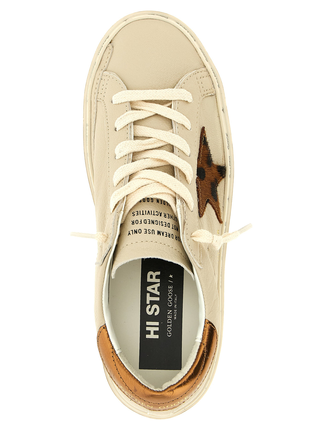 Golden Goose Multicolor Goatskin Platform Sneakers