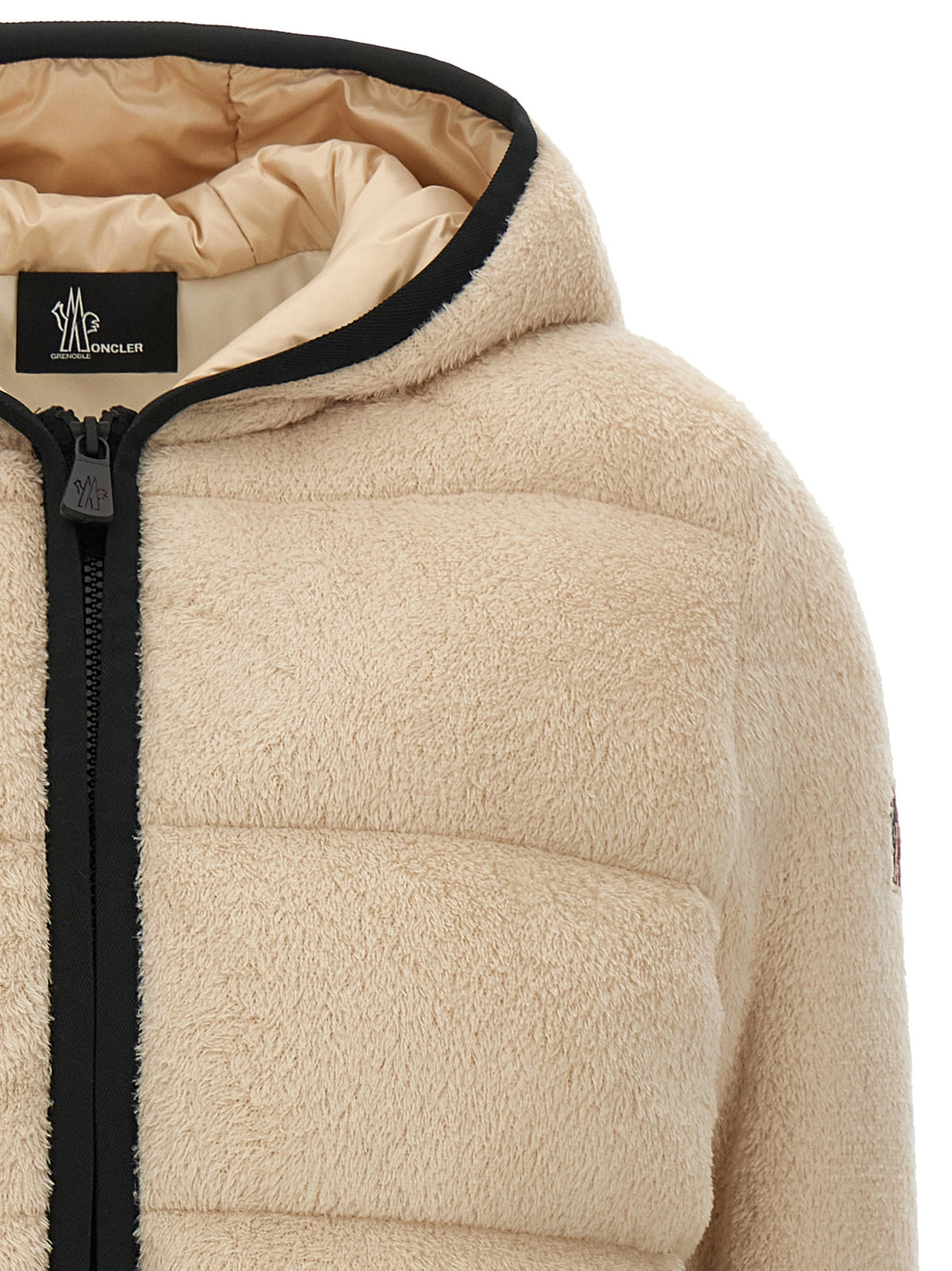 Moncler Grenoble Beige Polyester Hoodie