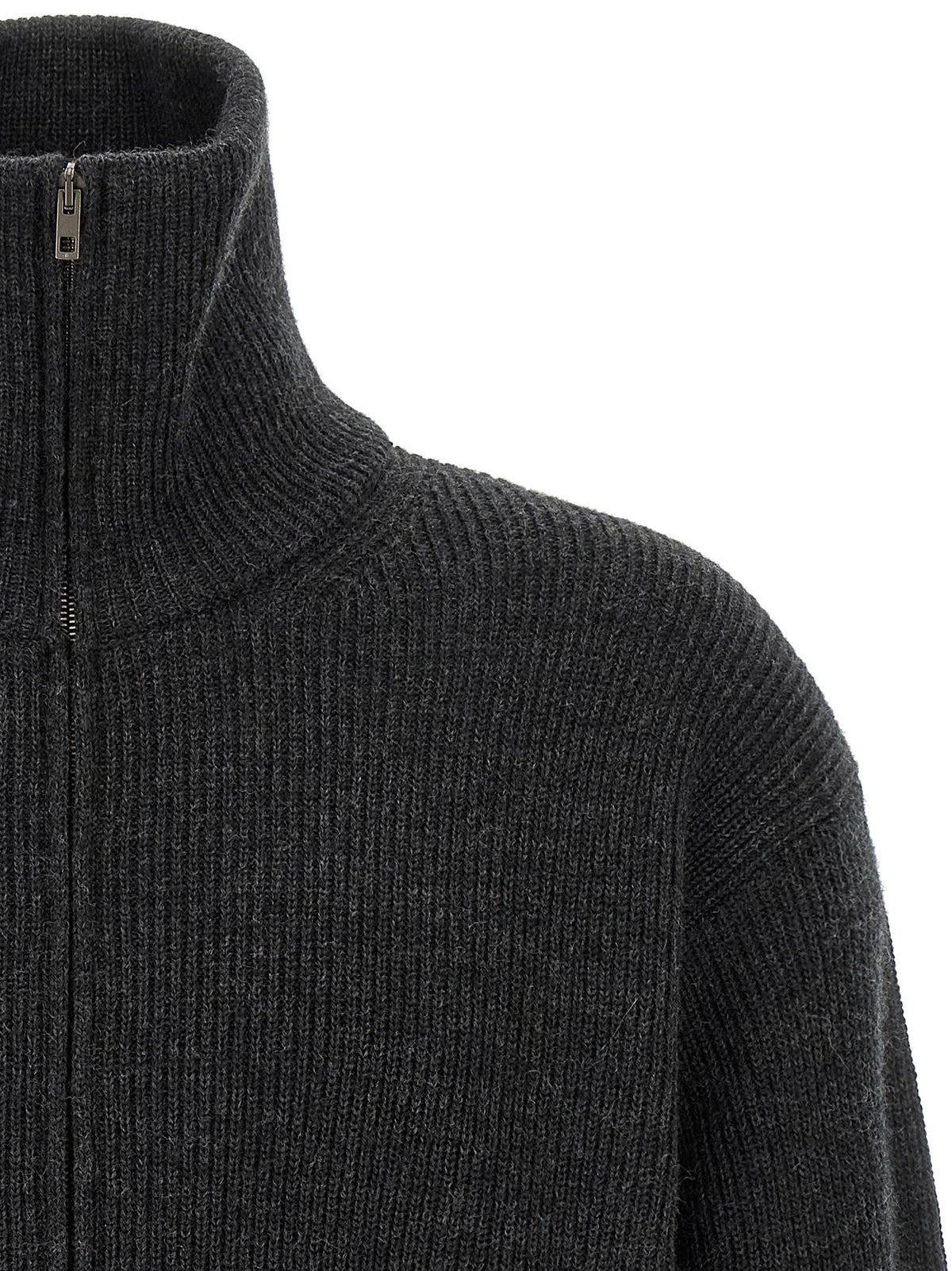 Lemaire Gray Wool Cardigan