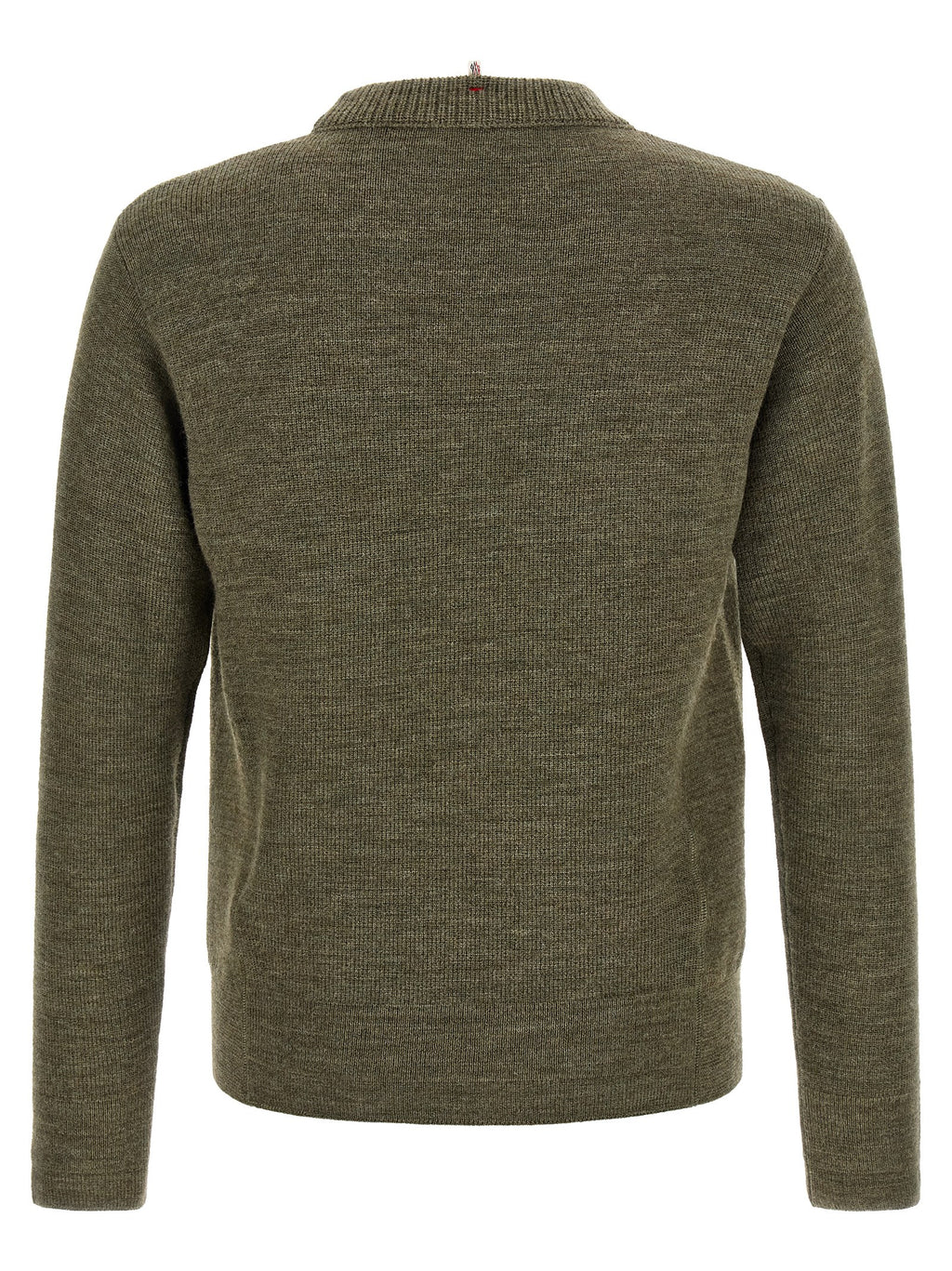 Moncler Grenoble Bicolor Virgin Wool Cardigan