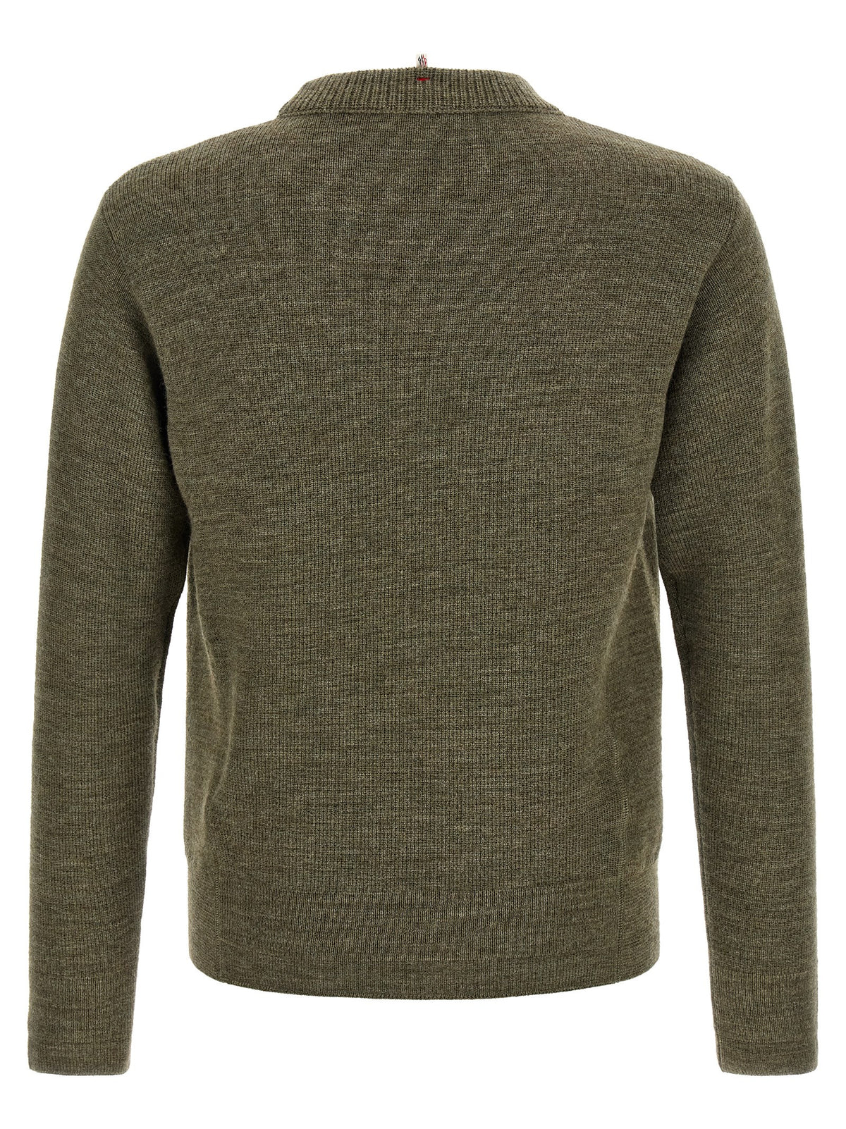 Moncler Grenoble Bicolor Virgin Wool Cardigan