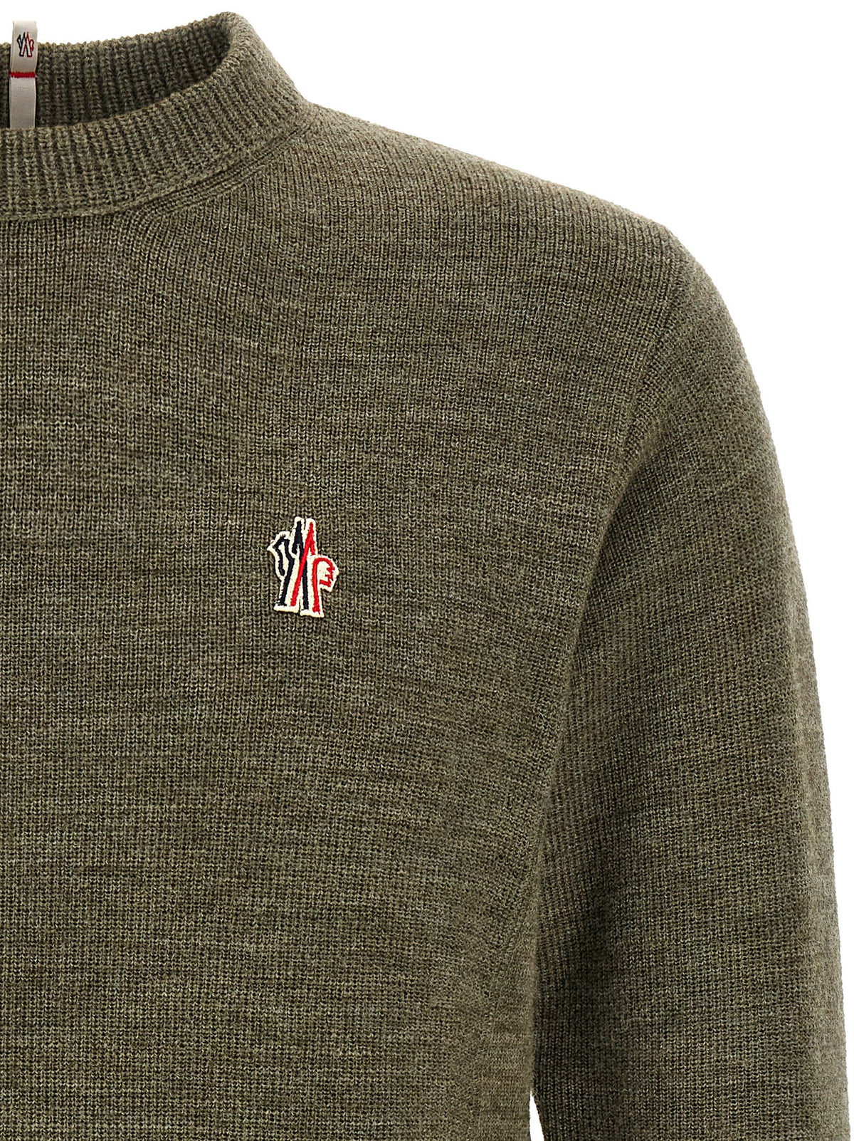 Moncler Grenoble Bicolor Virgin Wool Cardigan
