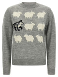Max Mara Gray Acetate Cardigan