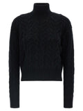 Max Mara Black Wool Cardigan