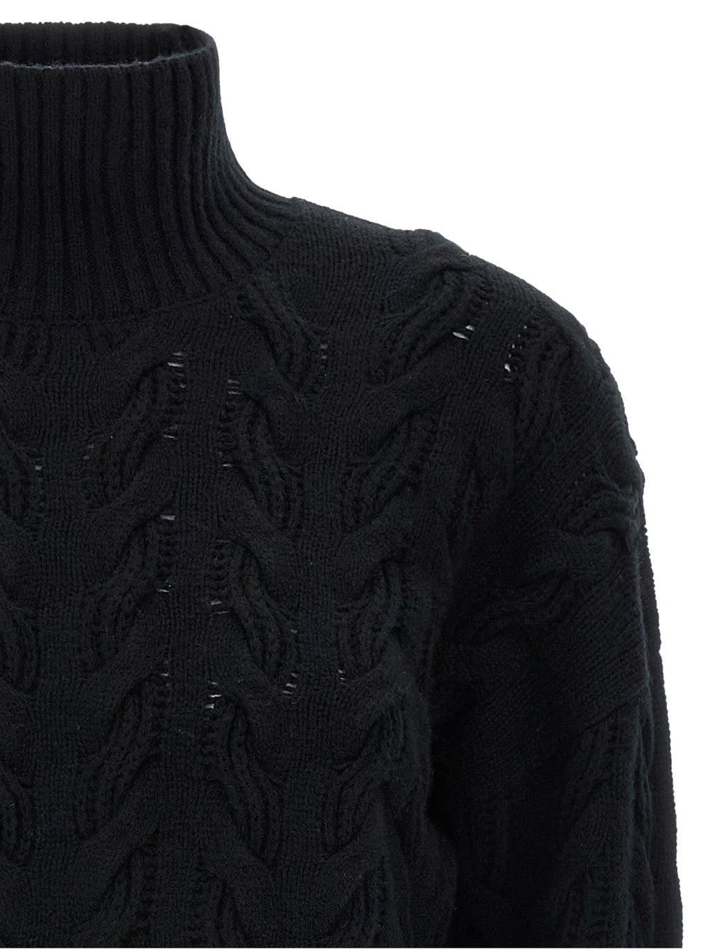Max Mara Black Wool Cardigan