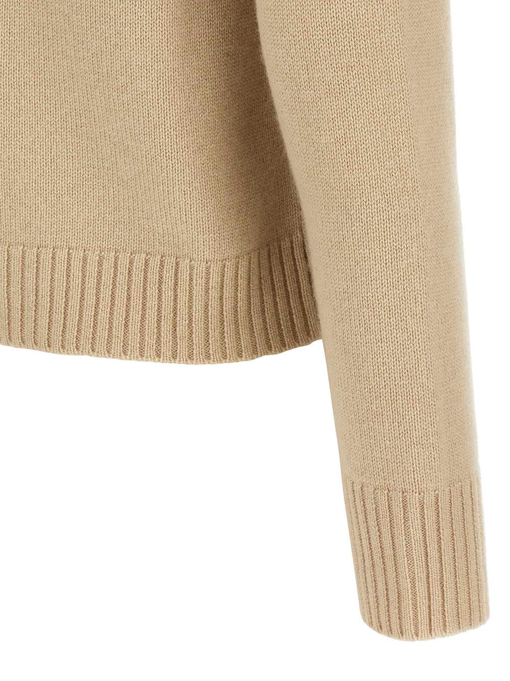 Max Mara Beige Wool Cardigan