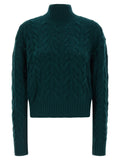 Max Mara Bicolor Wool Cardigan