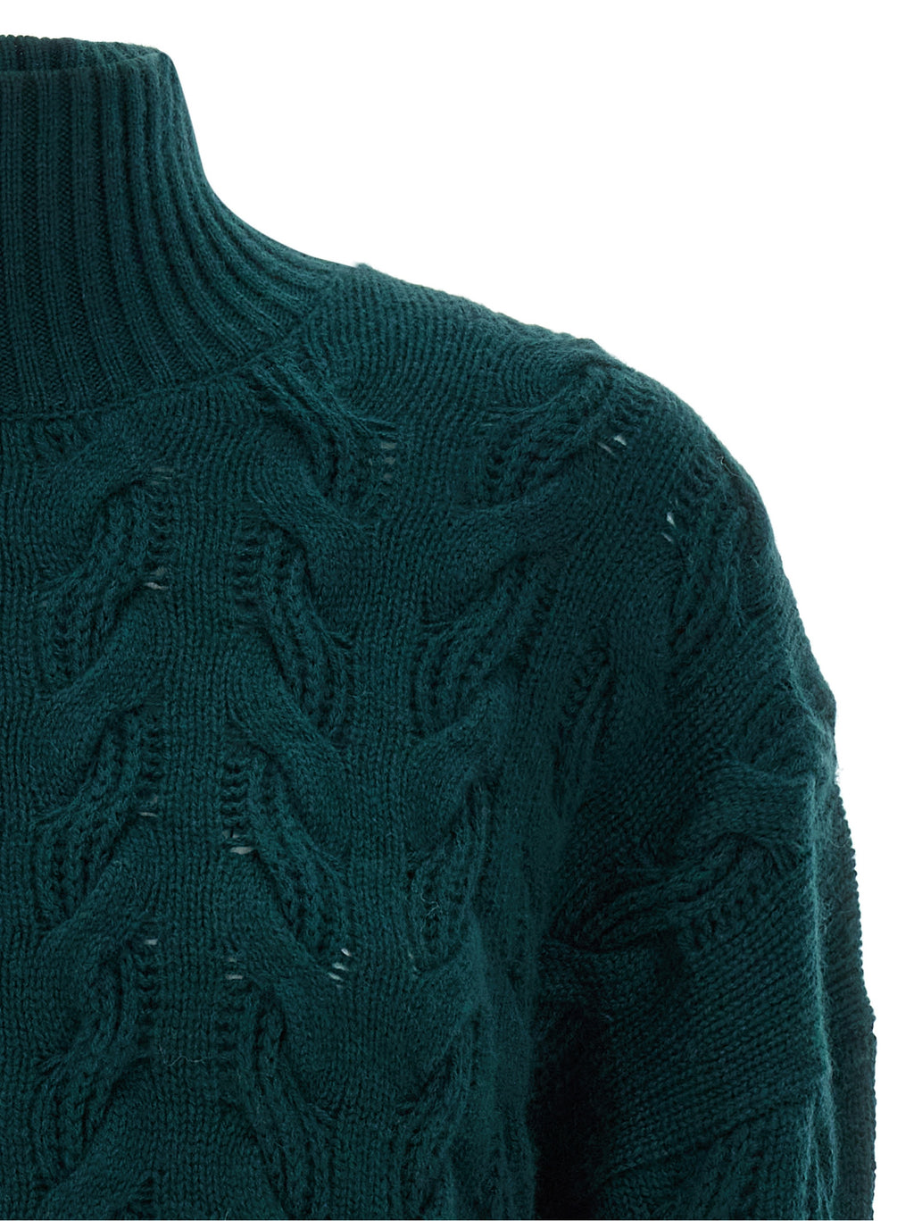 Max Mara Bicolor Wool Cardigan