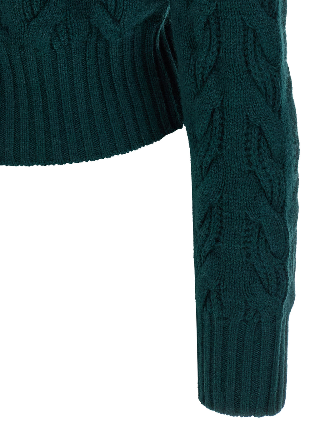 Max Mara Bicolor Wool Cardigan