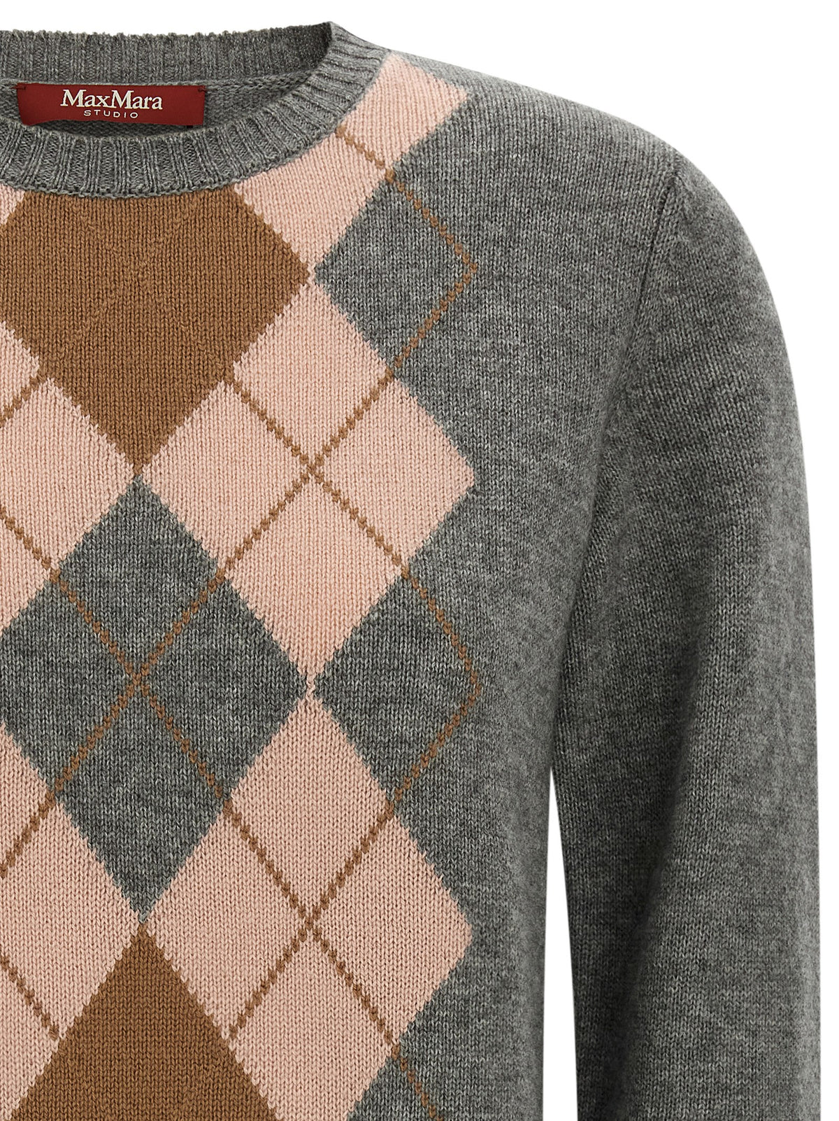 Max Mara Gray Wool Cardigan