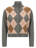 Max Mara Gray Wool Cardigan