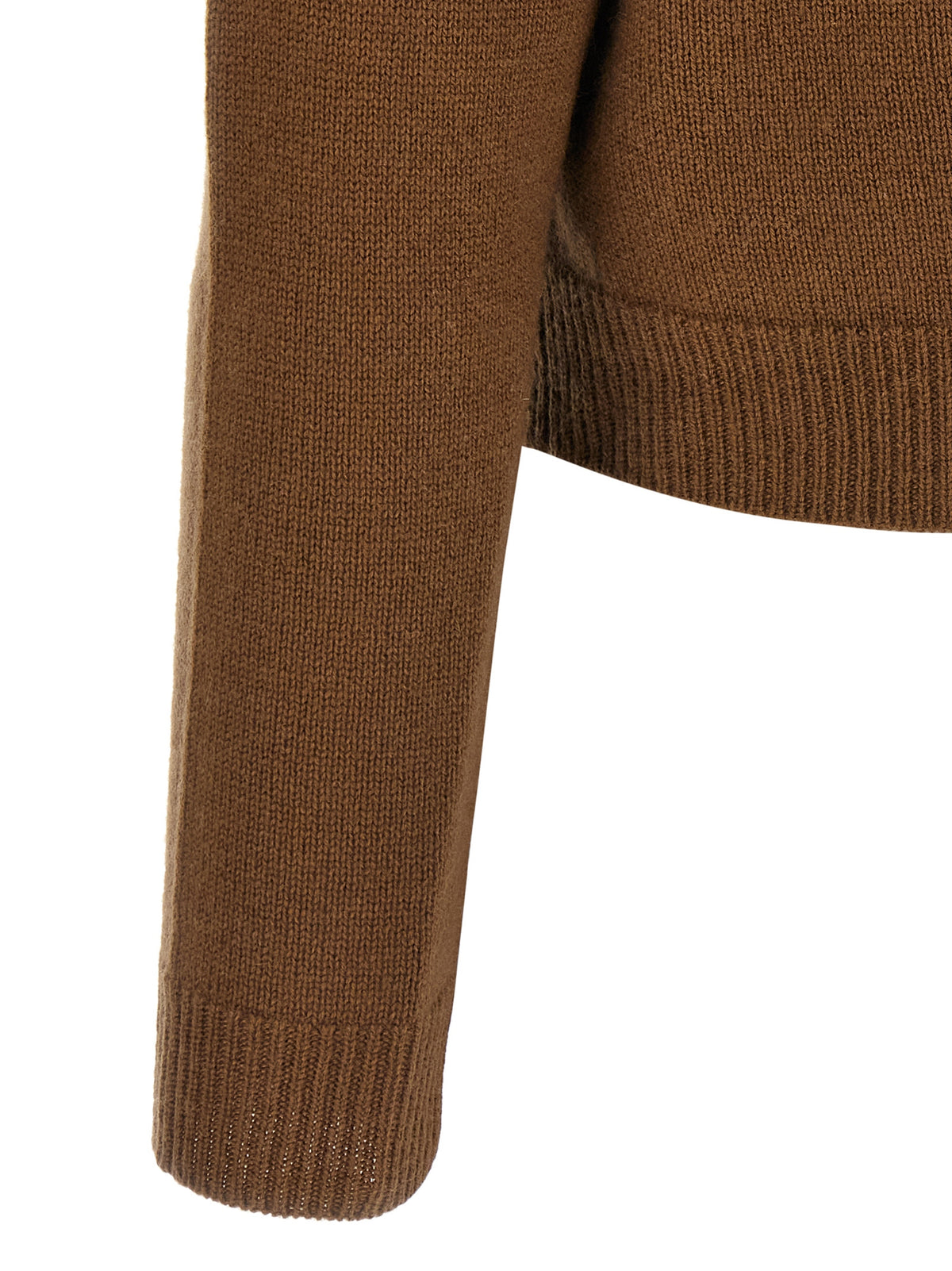 Max Mara Brown Wool Cardigan