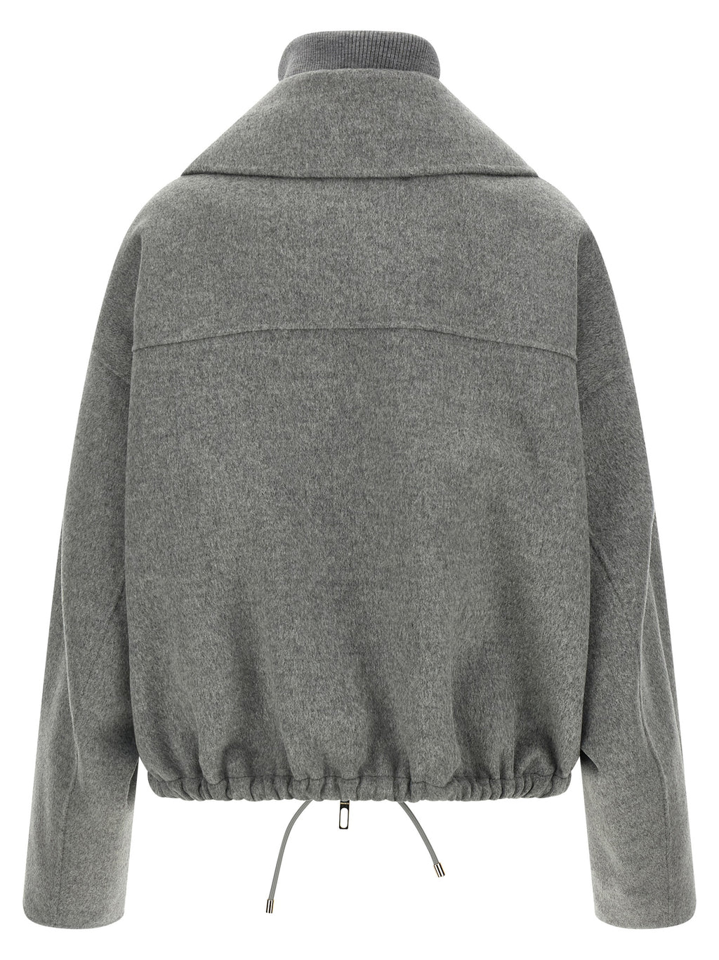 Sportmax Gray Wool Bomber