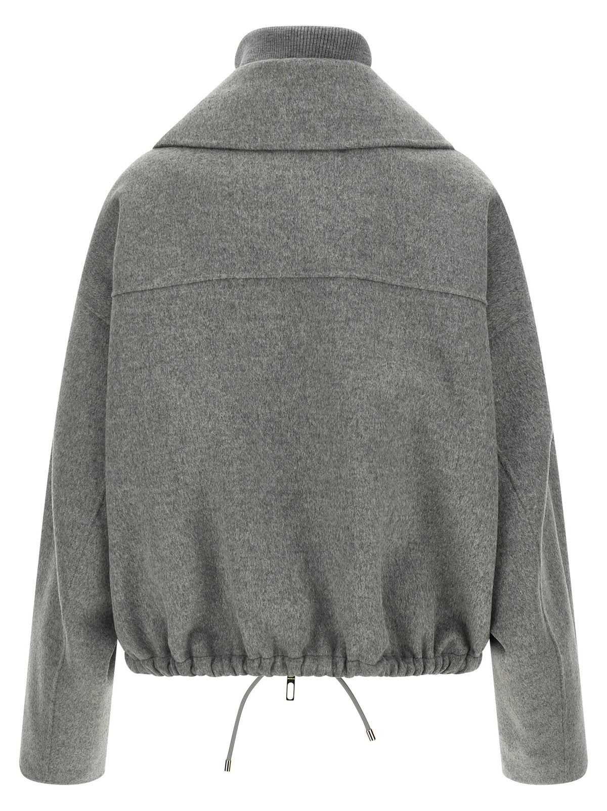Sportmax Gray Wool Bomber