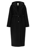Sportmax Black Wool Coat