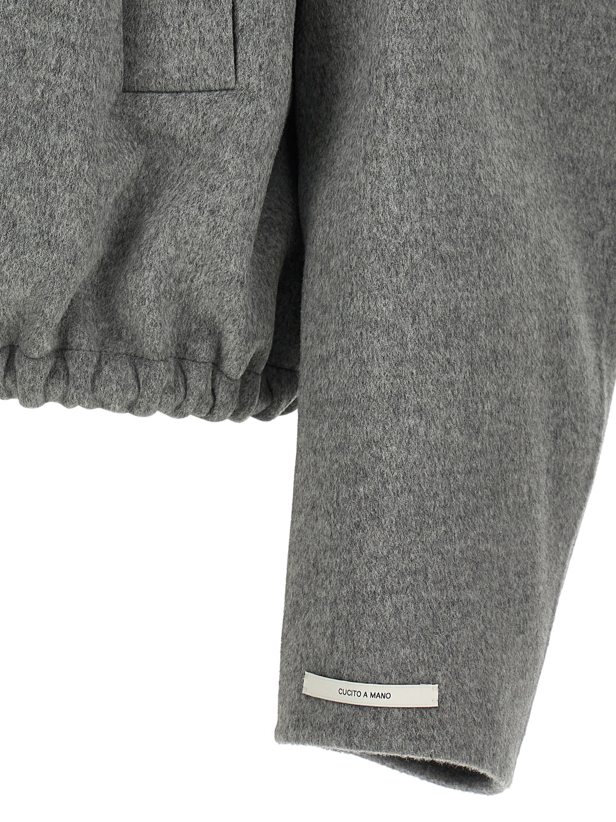 Sportmax Gray Wool Bomber