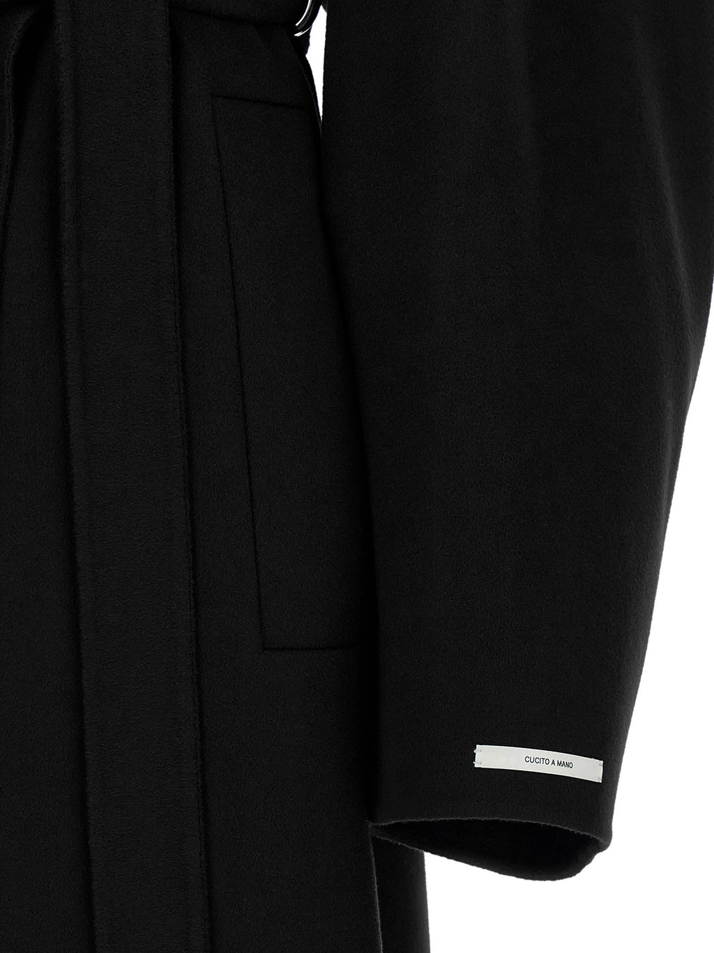 Sportmax Black Wool Coat