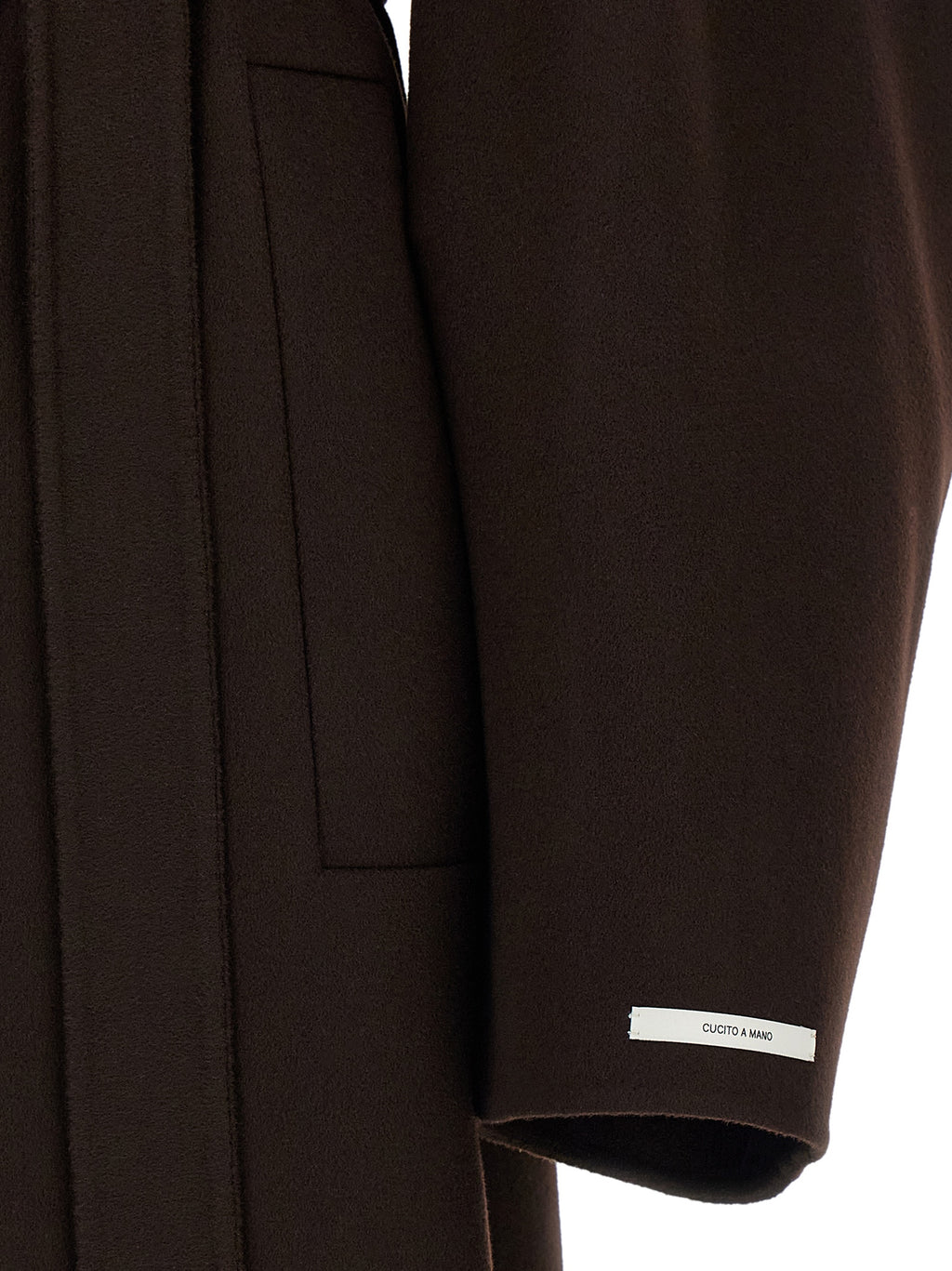 Sportmax Brown Wool Coat