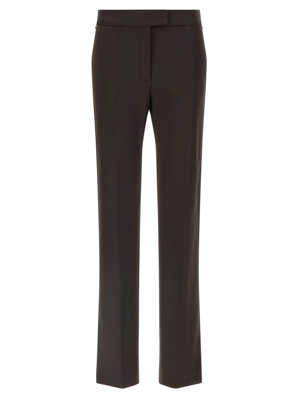 Sportmax Brown Virgin Wool Dress Pants