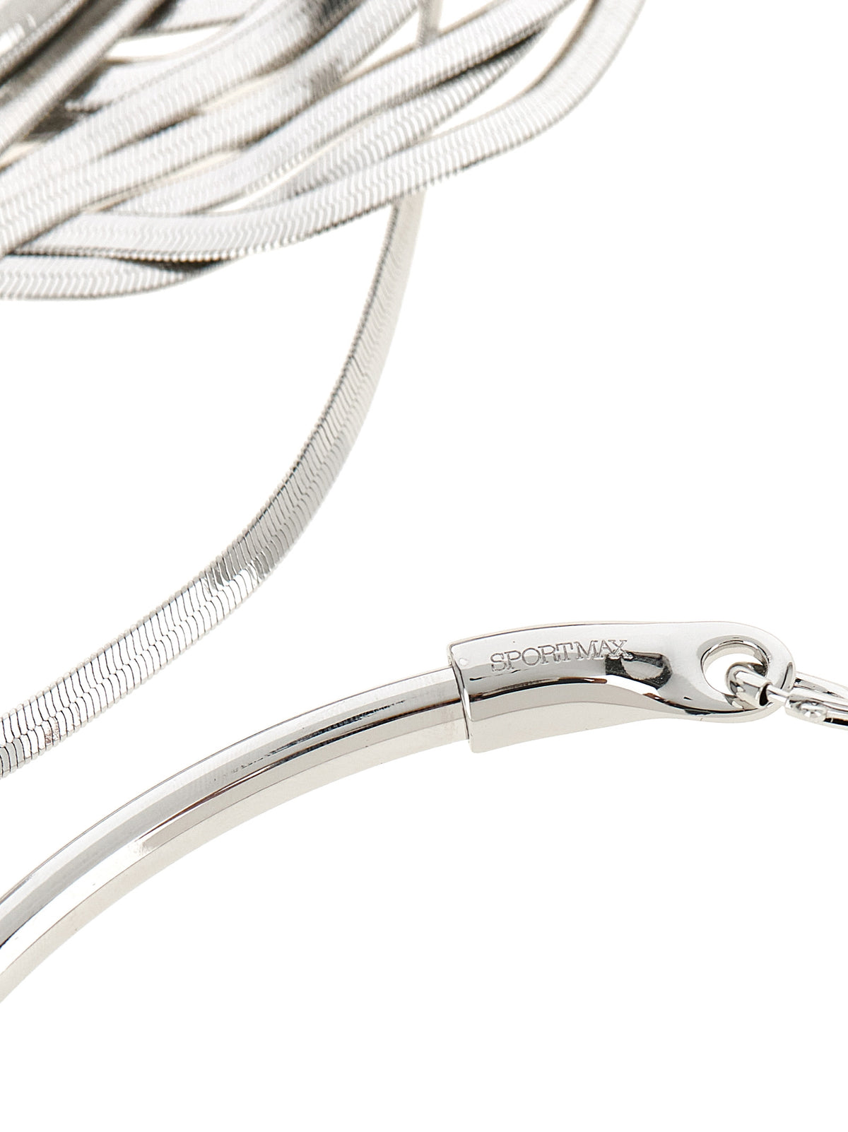 Sportmax Silver Metal Necklace