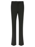 Sportmax Black Virgin Wool Flared Pants
