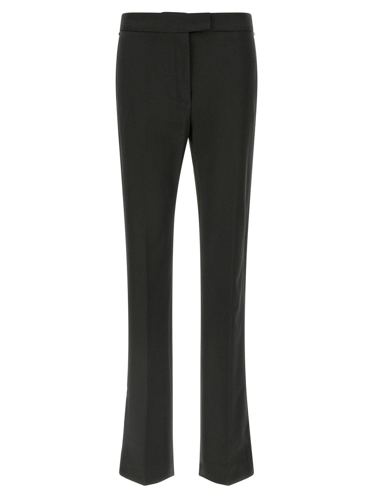 Sportmax Black Virgin Wool Flared Pants