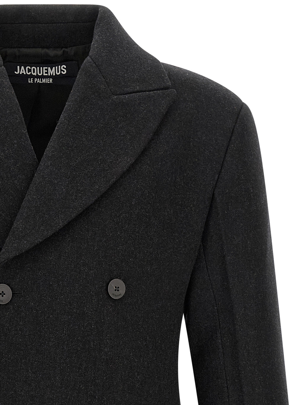 Jacquemus Gray Virgin Wool Coat