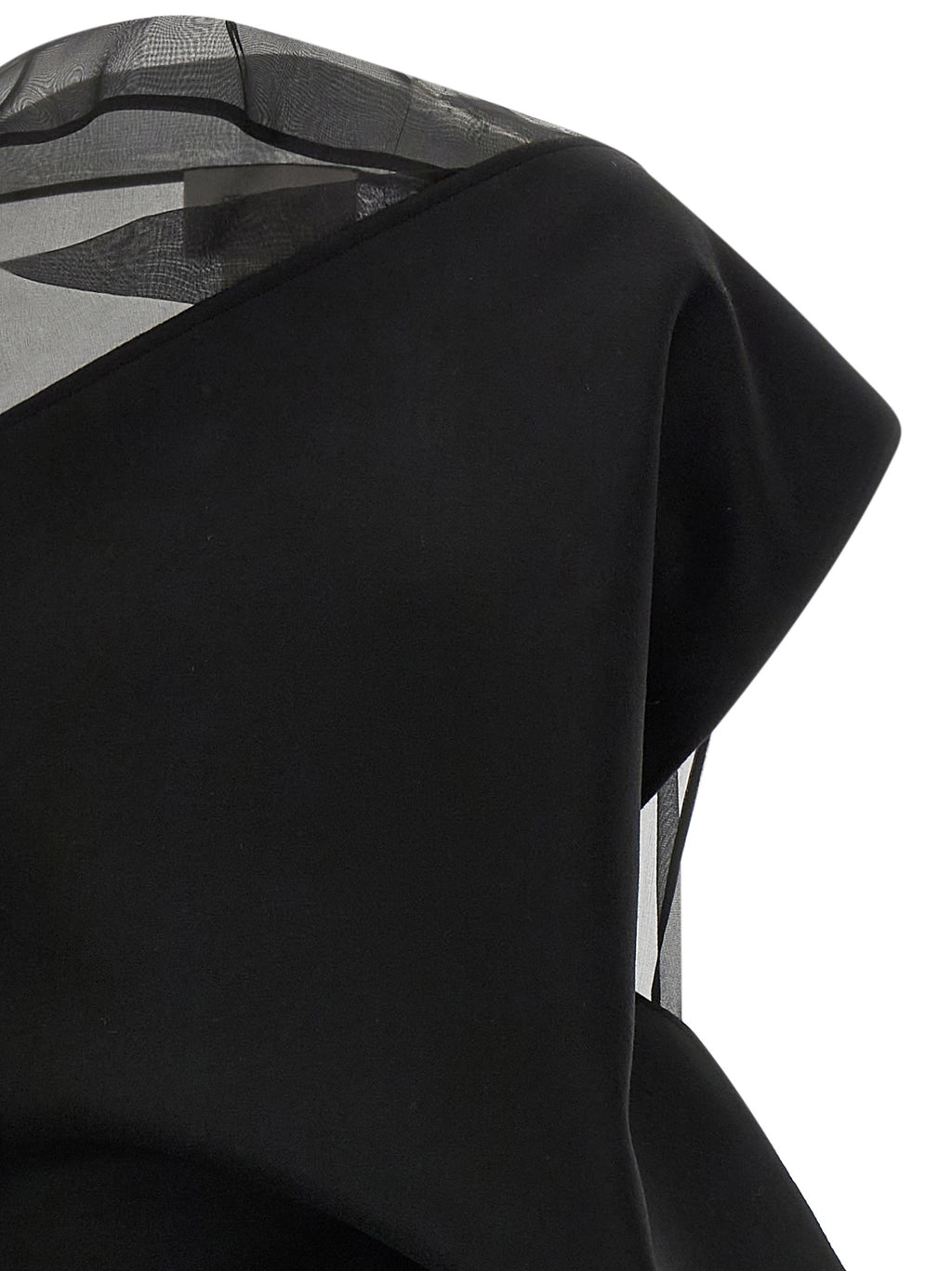 Sportmax Black Wool Short Dress