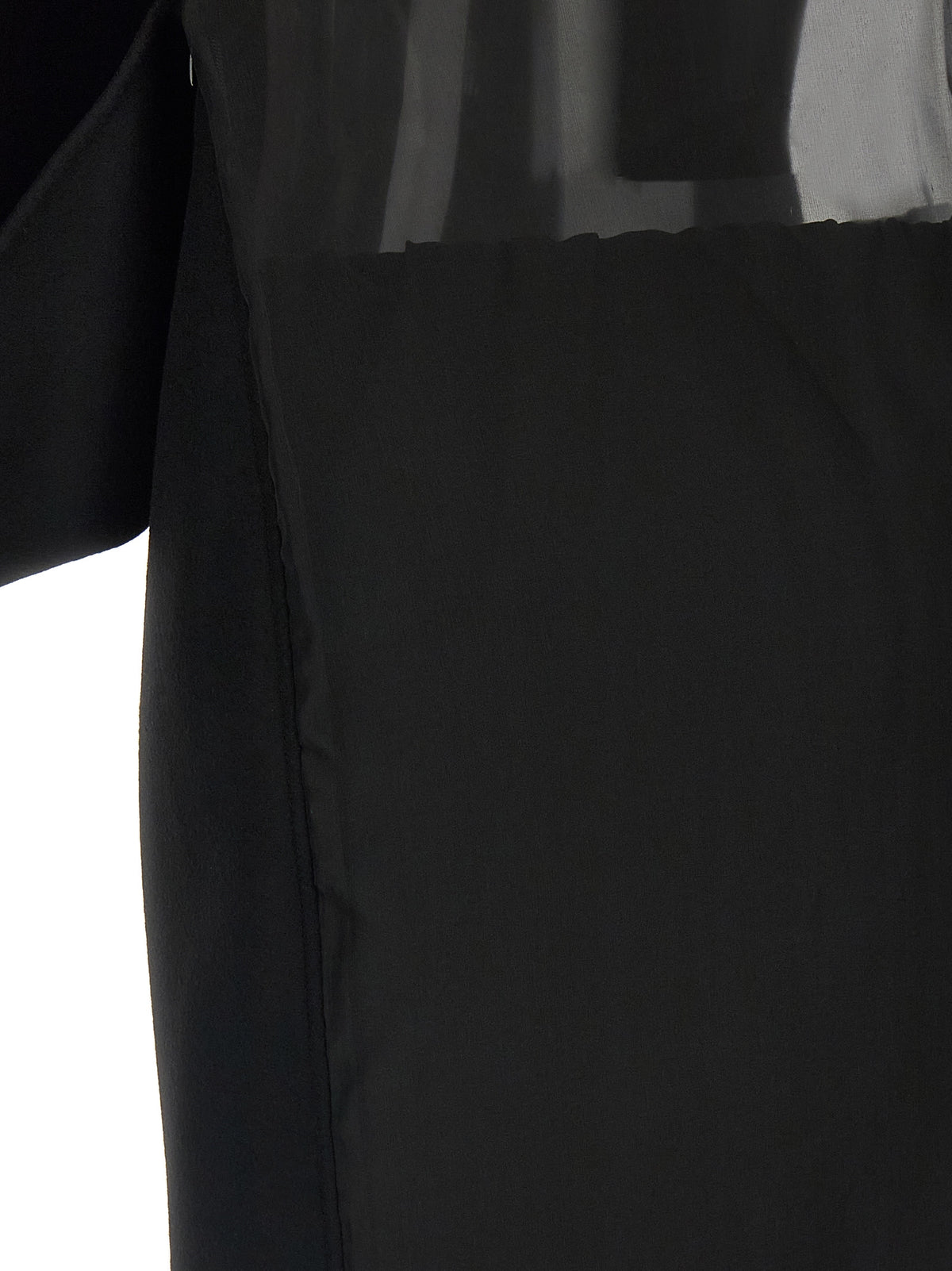Sportmax Black Wool Short Dress