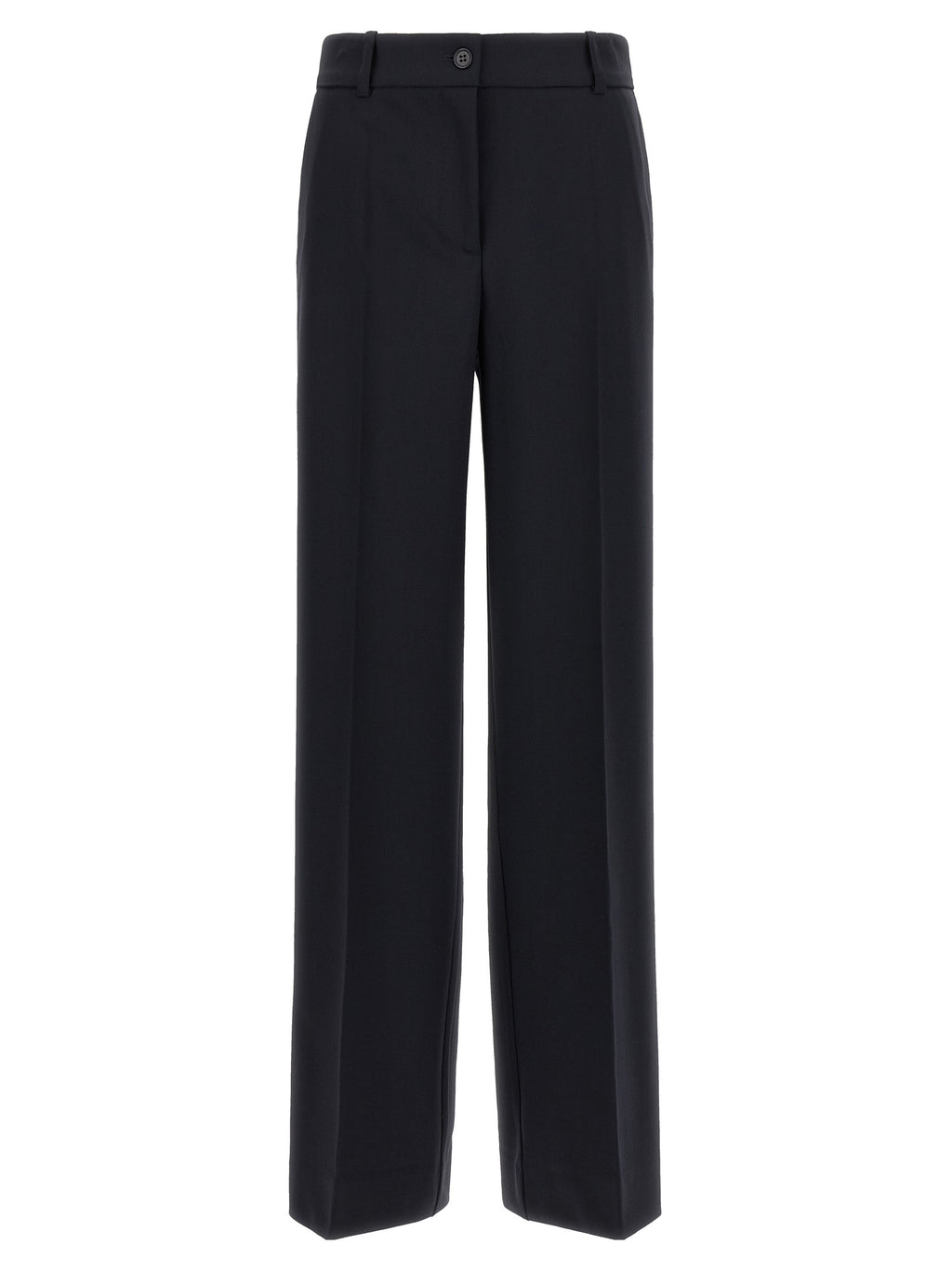 P.A.R.O.S.H. Black Virgin Wool Flared Pants