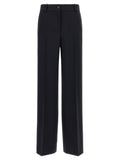 P.A.R.O.S.H. Black Virgin Wool Flared Pants