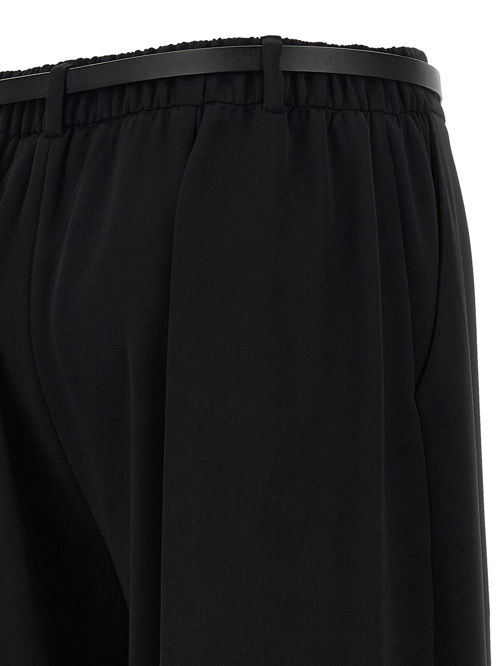 P.A.R.O.S.H. Black Polyester Casual Pants