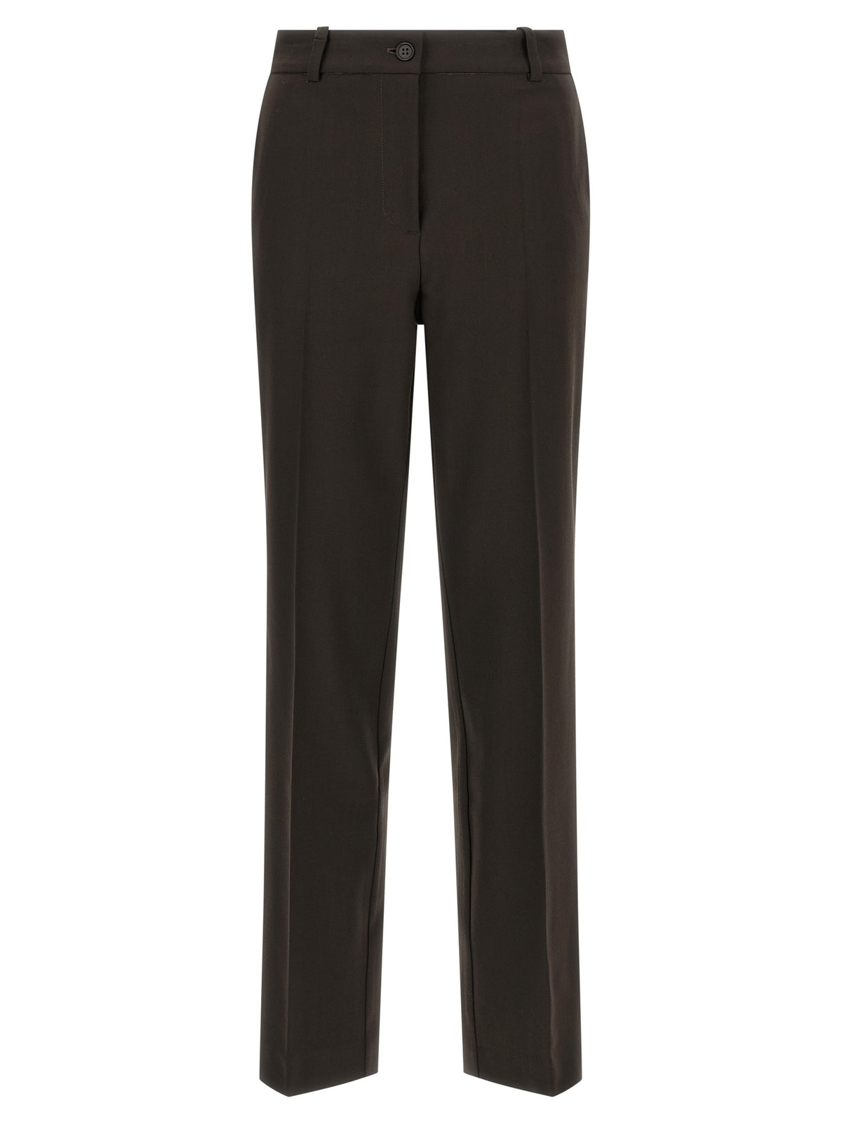 P.A.R.O.S.H. Brown Virgin Wool Dress Pants