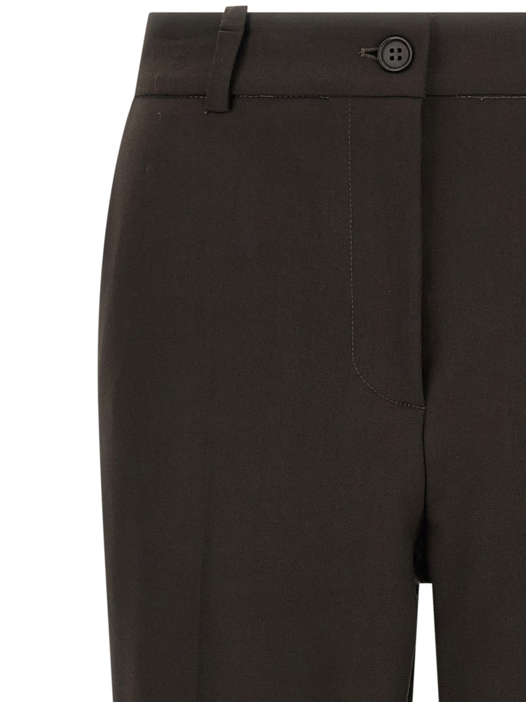 P.A.R.O.S.H. Brown Virgin Wool Dress Pants