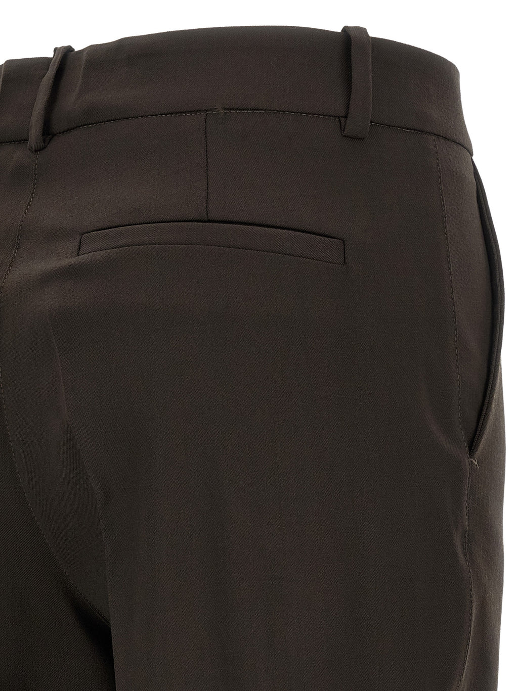 P.A.R.O.S.H. Brown Virgin Wool Dress Pants