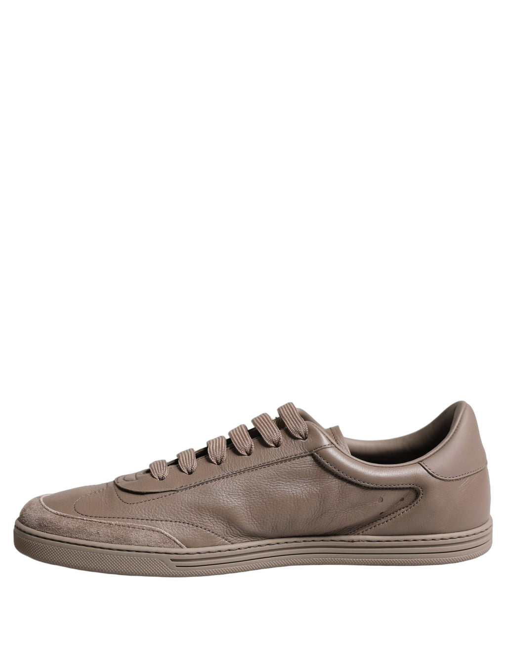 Dolce & Gabbana Taupe Saint Tropez Low Top Sneakers Shoes
