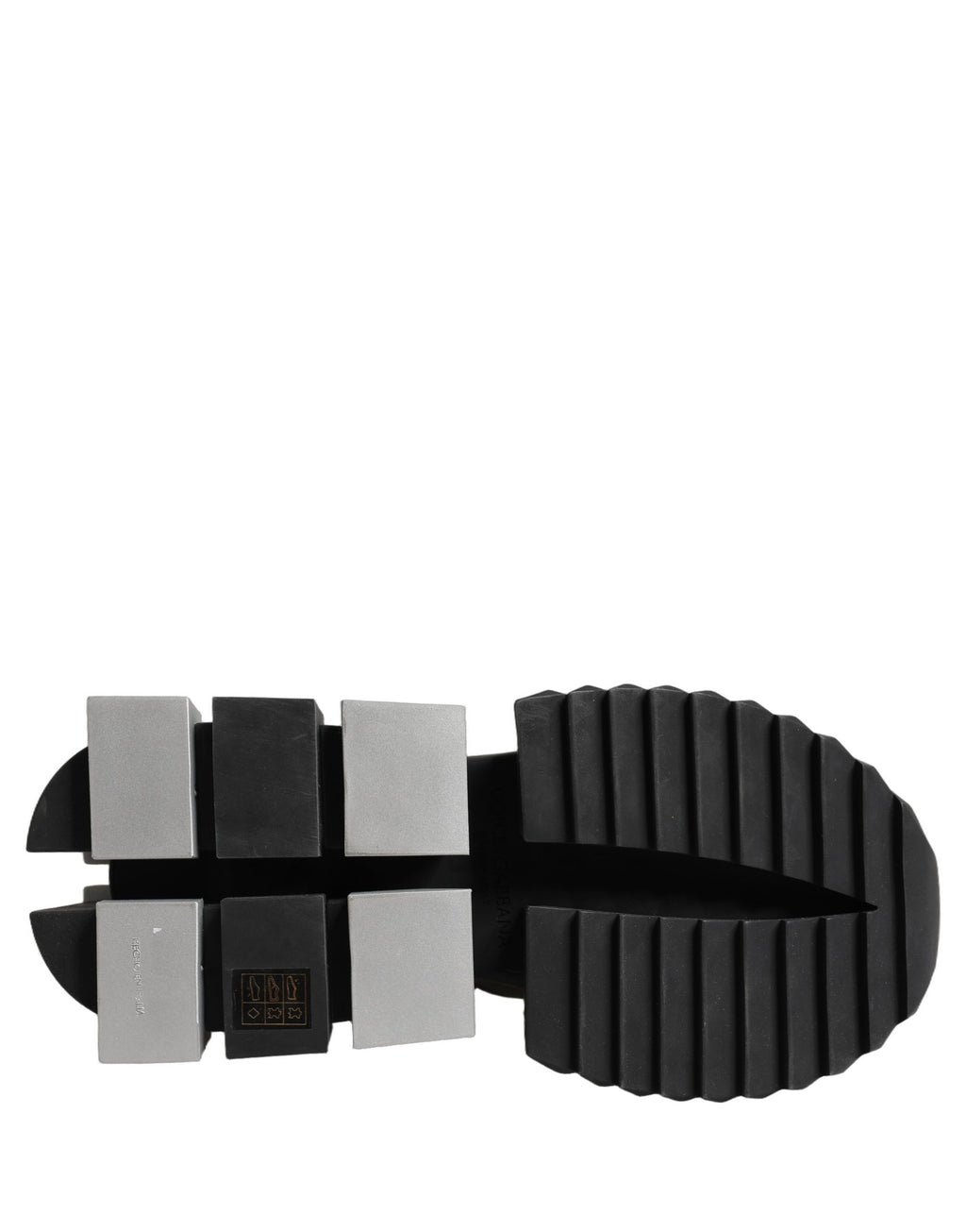 Dolce & Gabbana Black Two-Tone Super King Men Sneakers Shoes