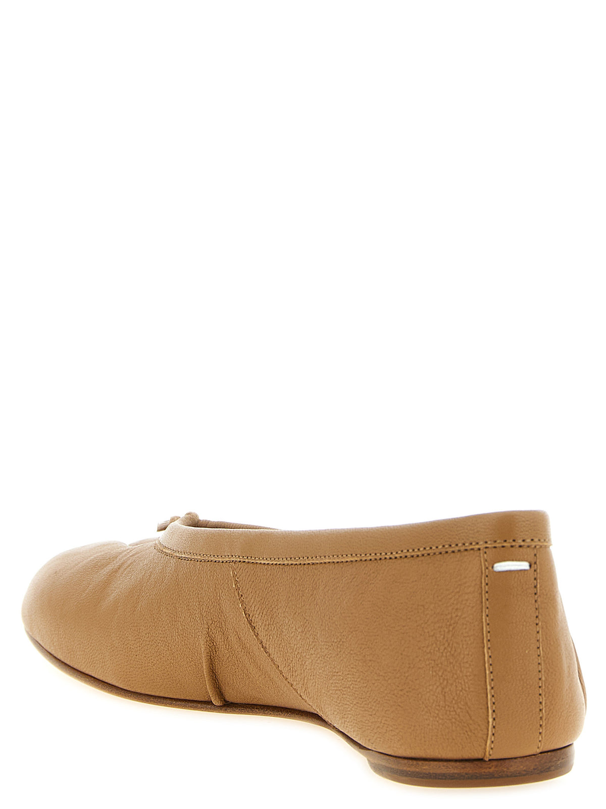 Maison Margiela Beige Lamb Leather Ballet Flats